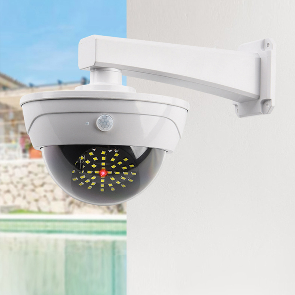 모형 CCTV 가짜 카메라 모조 태양광 감시 방범등 태양열 돔형 설치 - 상세 이미지 3