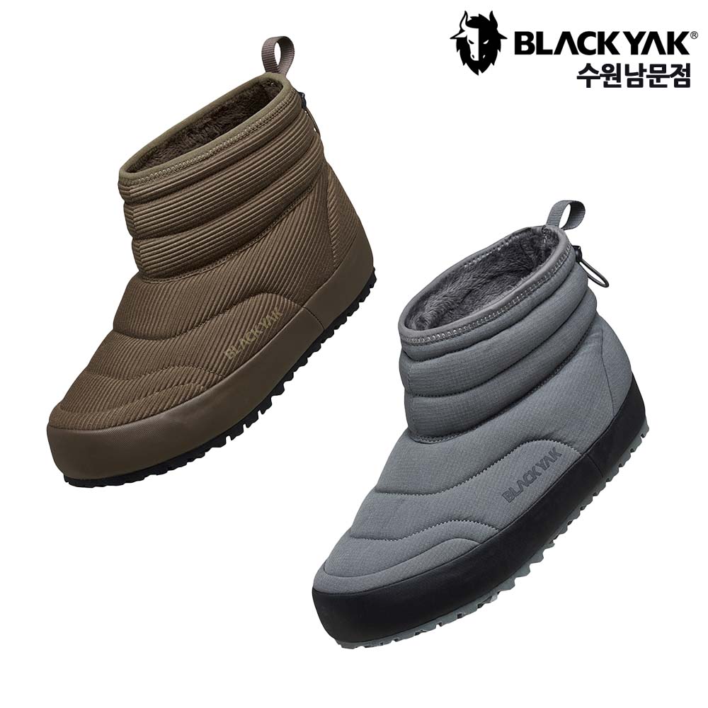 블랙야크 공용 패딩 겨울 부츠 아웃도어 캠핑 기모 신발 안감 퍼 캠퍼부츠