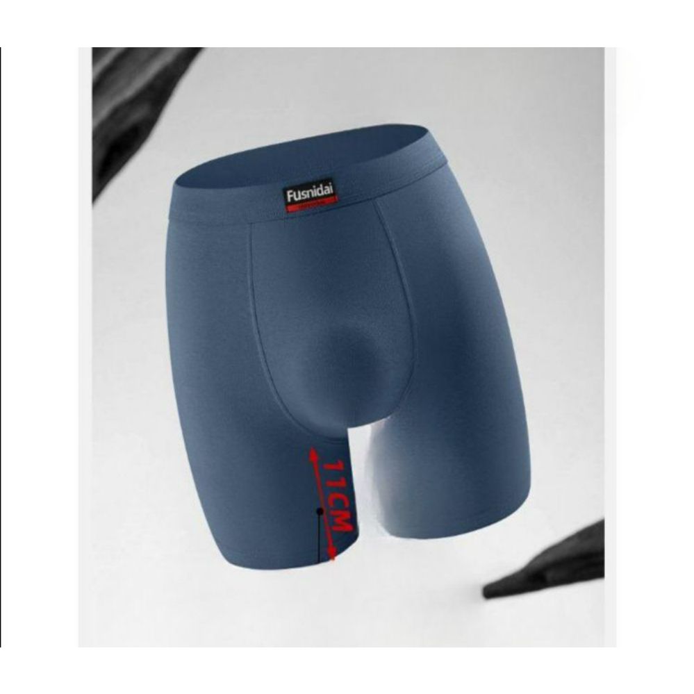 순면 남자 대형 브리프 빅사이즈 드로즈 복서 웨이스트 내마모성 남성용 남자드로즈팬티 스판 다크 그레이 + 블랙 3XL(65-77.5kg) - 상세 이미지 3