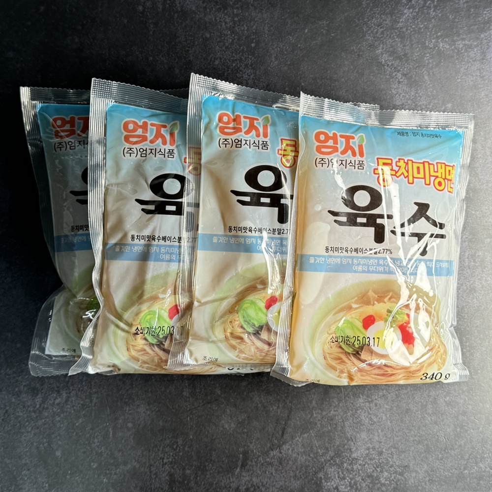 엄지 동치미 냉면육수 업소용 340g x 30개 물냉면 - 상세 이미지 4