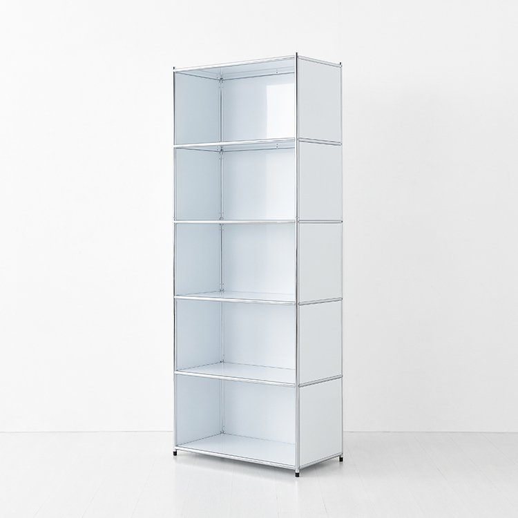 심플리 수납장 BC619 770mmx400mmx1960mm, 5단, 퓨어화이트 0950.8600 - 상세 이미지 2