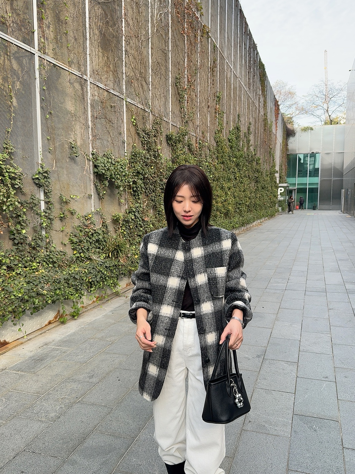[무료배송] 노카라 체크 울 자켓 상세 이미지 19