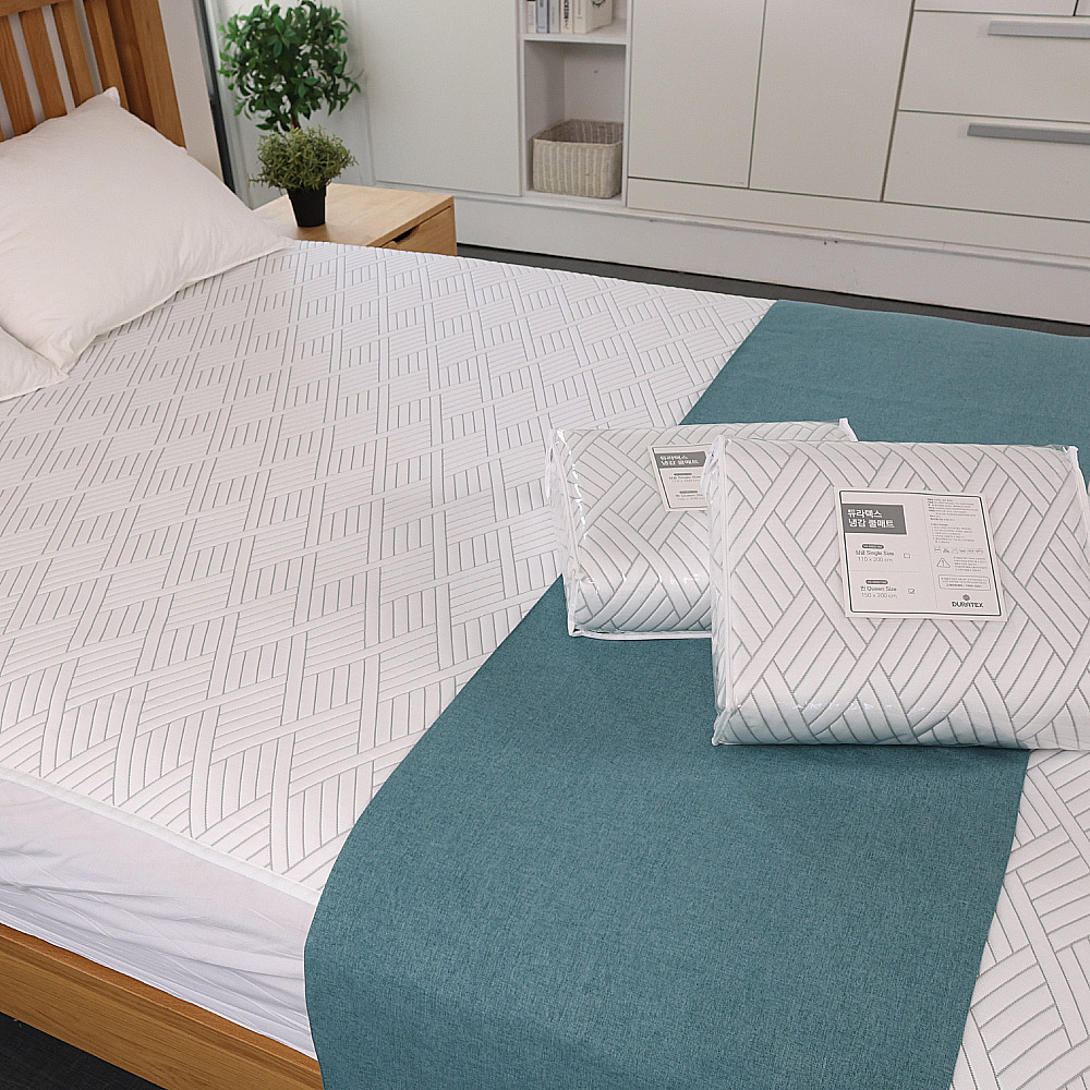 듀라텍스 앗차거 얼음매트 대형 여름 아이스 쿨링 쿨매트 시어서커 무전력 냉감 쿨 패드