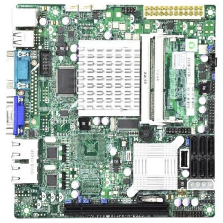 [해외]Supermicro X7SPA-H-D525-B 벌크 인텔 아톰 D525/ 인텔 ICH9R/ DDR3/ V&2GbE/ 미니 ITX 서버 마더보드