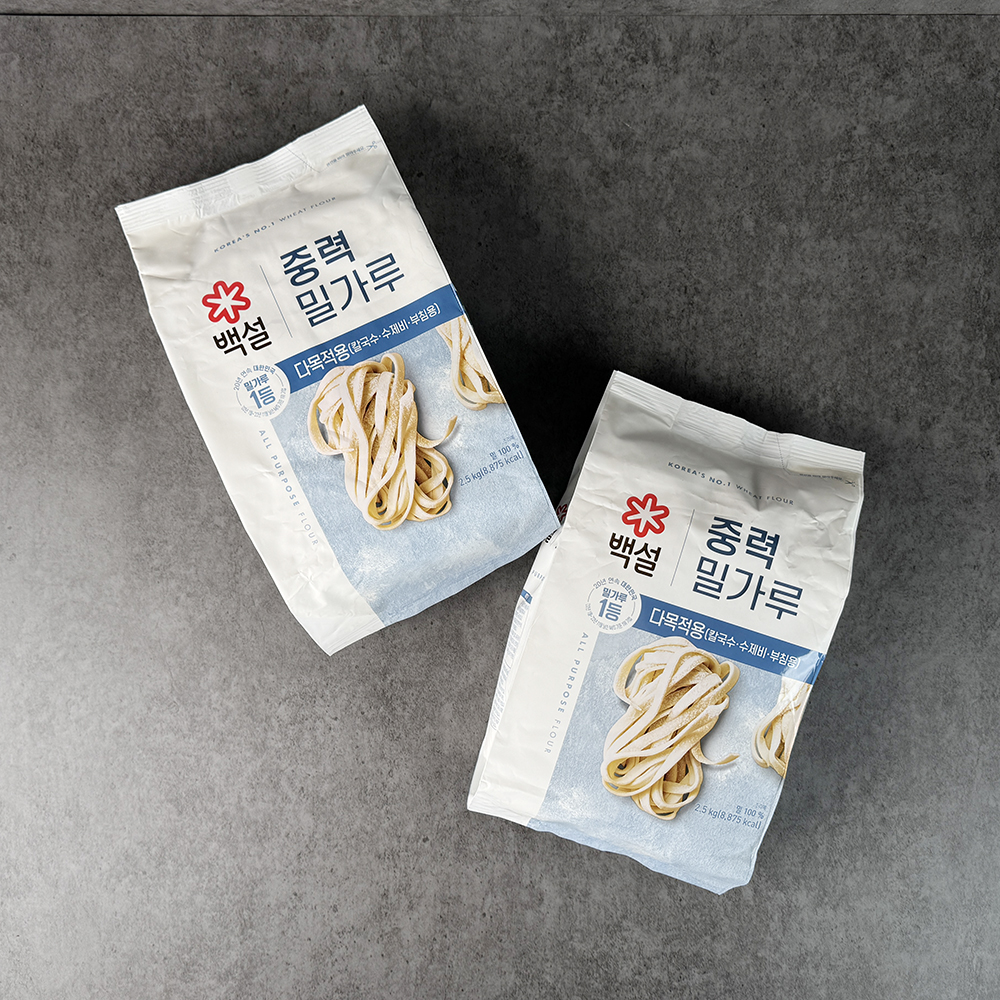 CJ 제일제당 백설 중력밀가루 중력분 업소용 2.5kg, 1개 - 상세 이미지 4