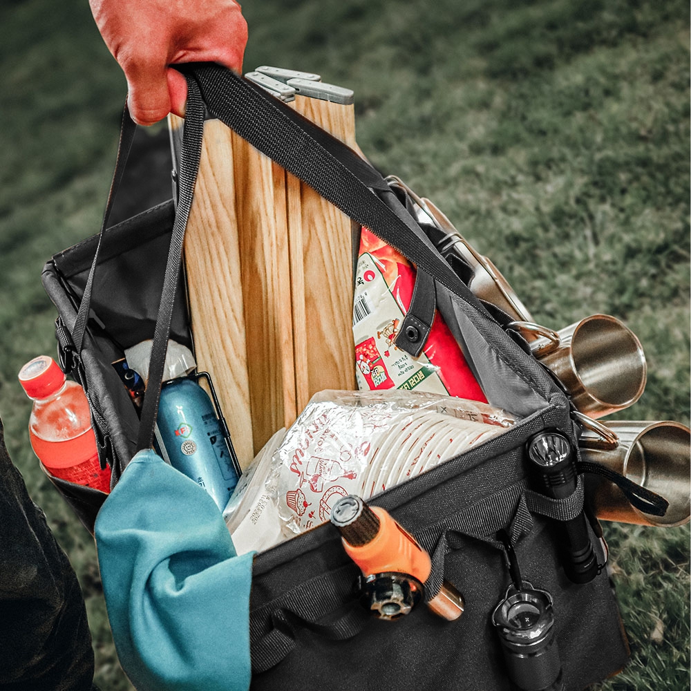 접이식 캠핑 수납 가방 대용량 멀티 포켓 트렁크 정리함