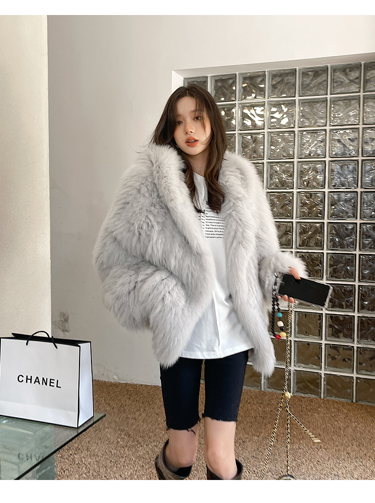 가을 겨울 모임룩 파티룩 데이트룩 퍼 후디 폭닥폭닥 따뜻 소프트 오버핏 자켓 코트 124112001 상세 이미지 8