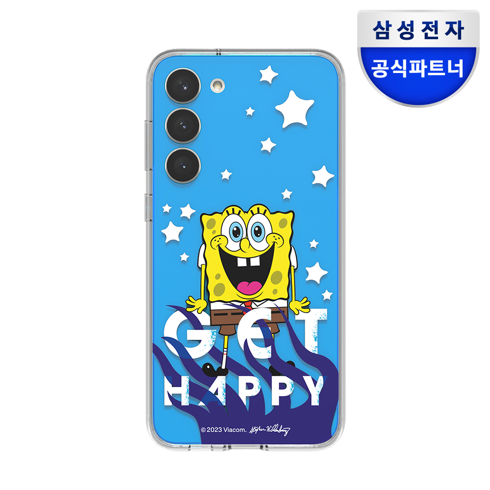 삼성 갤럭시 S23 플러스 스폰지밥 플레이트 GP-TOS916SBBMK - 상품 이미지