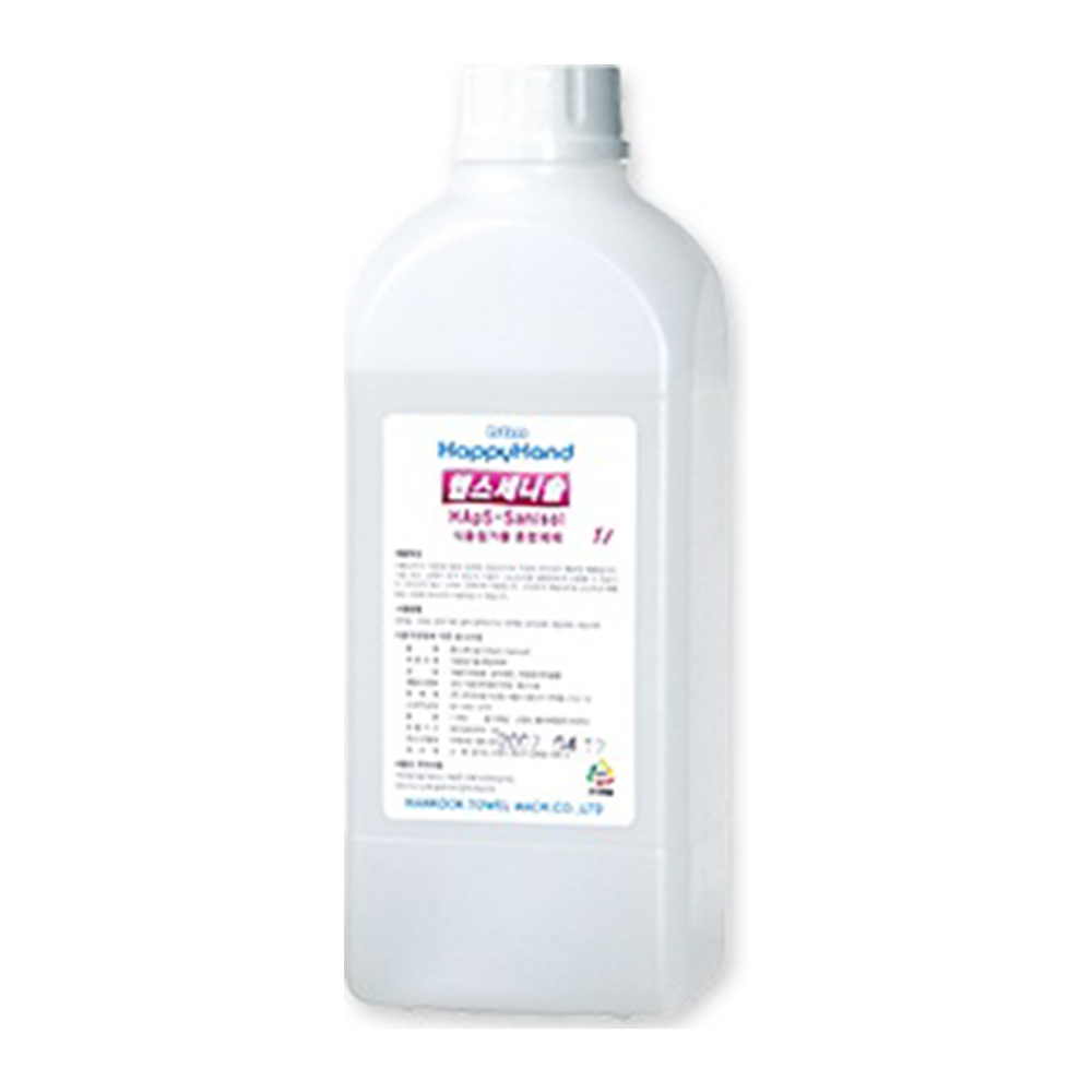 HTM-620A 햅스세니솔 자동 손소독액 1L 1개 식품첨가물 혼합제 알콜 손소독제 리필 - 상품 이미지