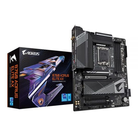 기가바이트 [해외]GIGABYTE B760 AORUS 엘리트 AX 게이밍 마더보드 B760 AORUS ELITE AX