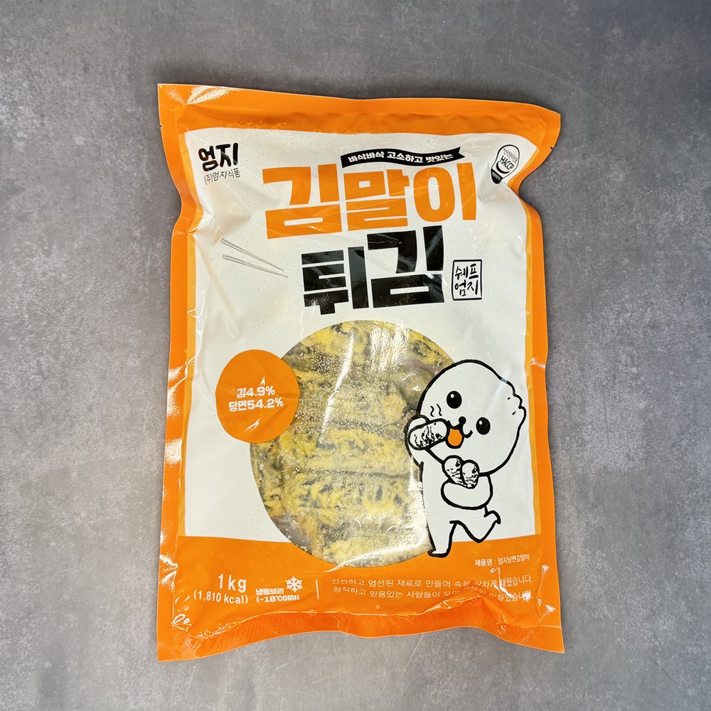 엄지 당면김말이 냉동튀김 분식 업소용튀김 1kg (25g x 40개) - 상세 이미지 2