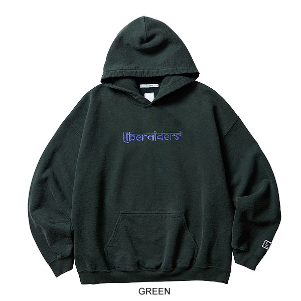 리버레이더스 BENGAL LOGO HOODIE 벵갈 로고 후드 703012401 블랙 그린 - 상세 이미지 3