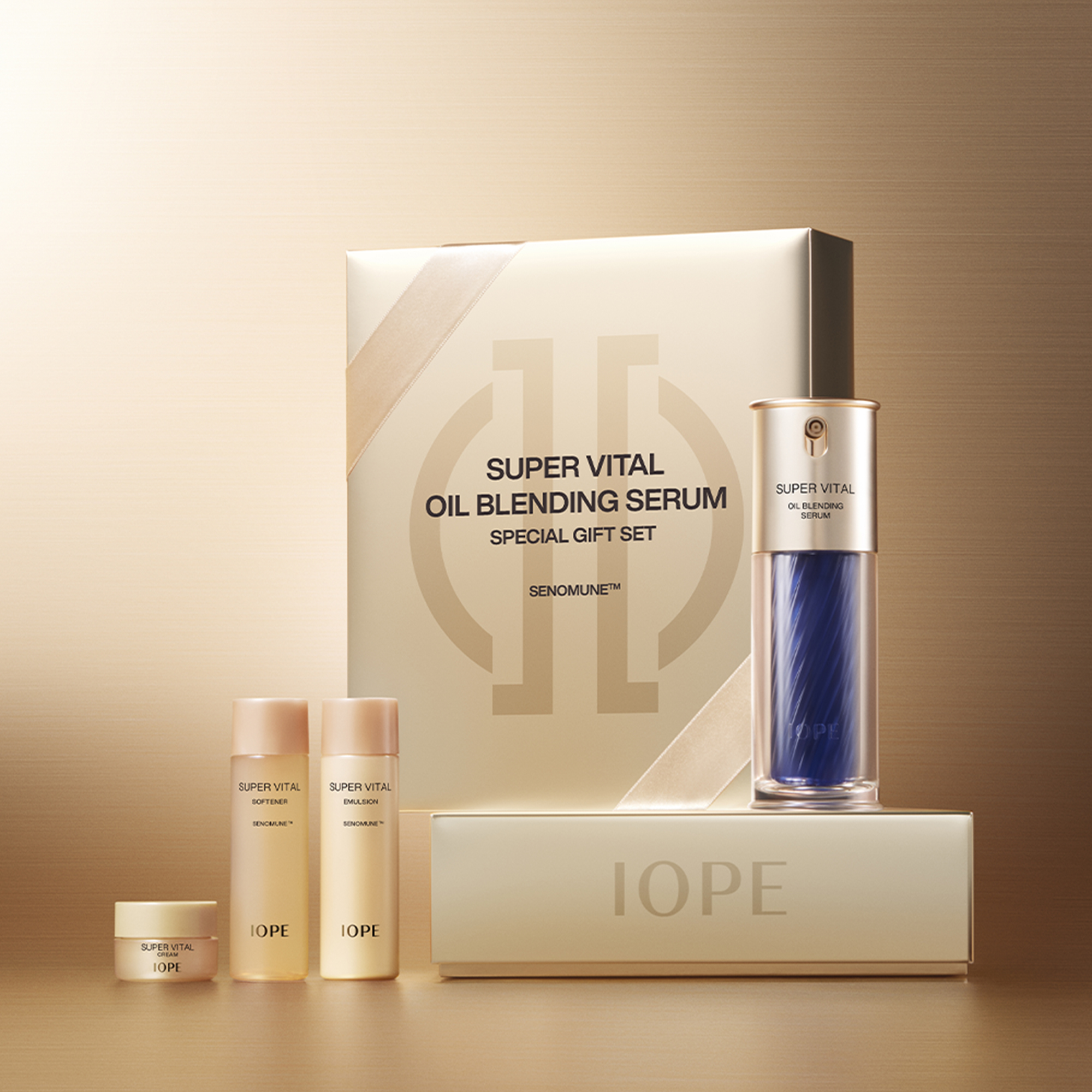 아이오페 NEW 6세대 슈퍼바이탈 오일 블렌딩 세럼 40ml 기획세트 - 상품 이미지