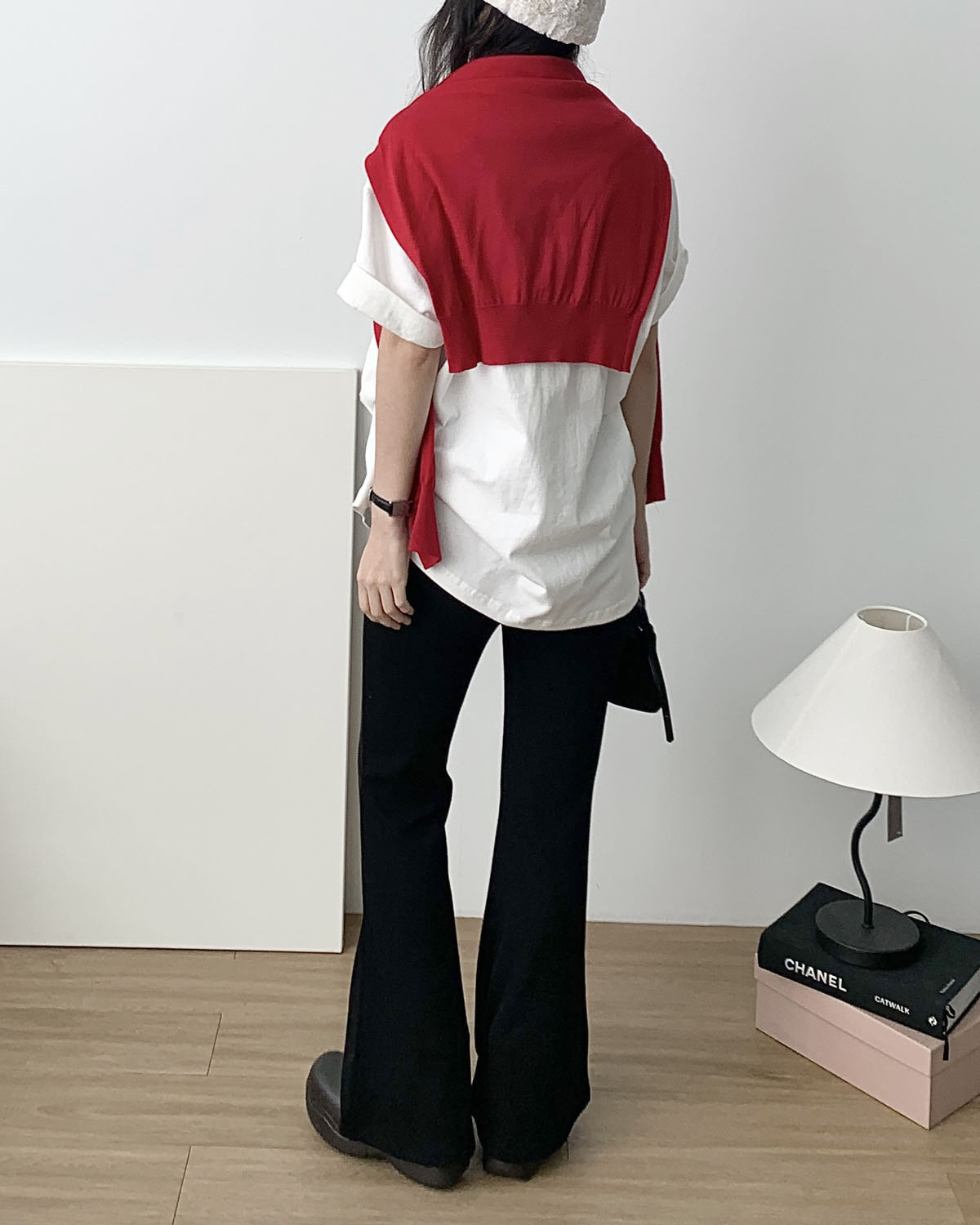 시그니처 스판 부츠컷 팬츠 기모 골지 밴딩 트레이닝 쫀쫀 레깅스 바지 웨어링무드 (2c) - 상세 이미지 3