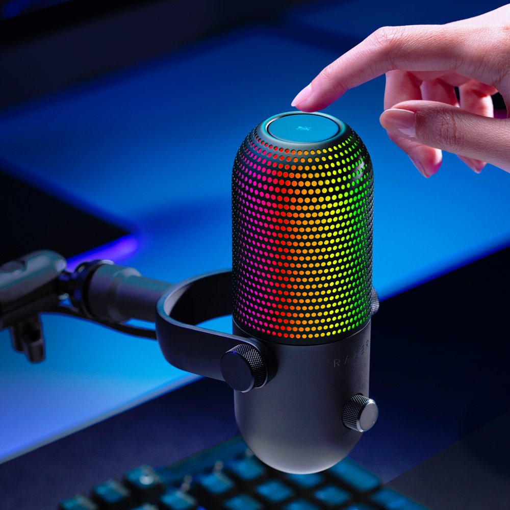 레이저코리아 세이렌 V3 Chroma 32비트 콘덴서 USB 마이크 블랙 - 상세 이미지 3
