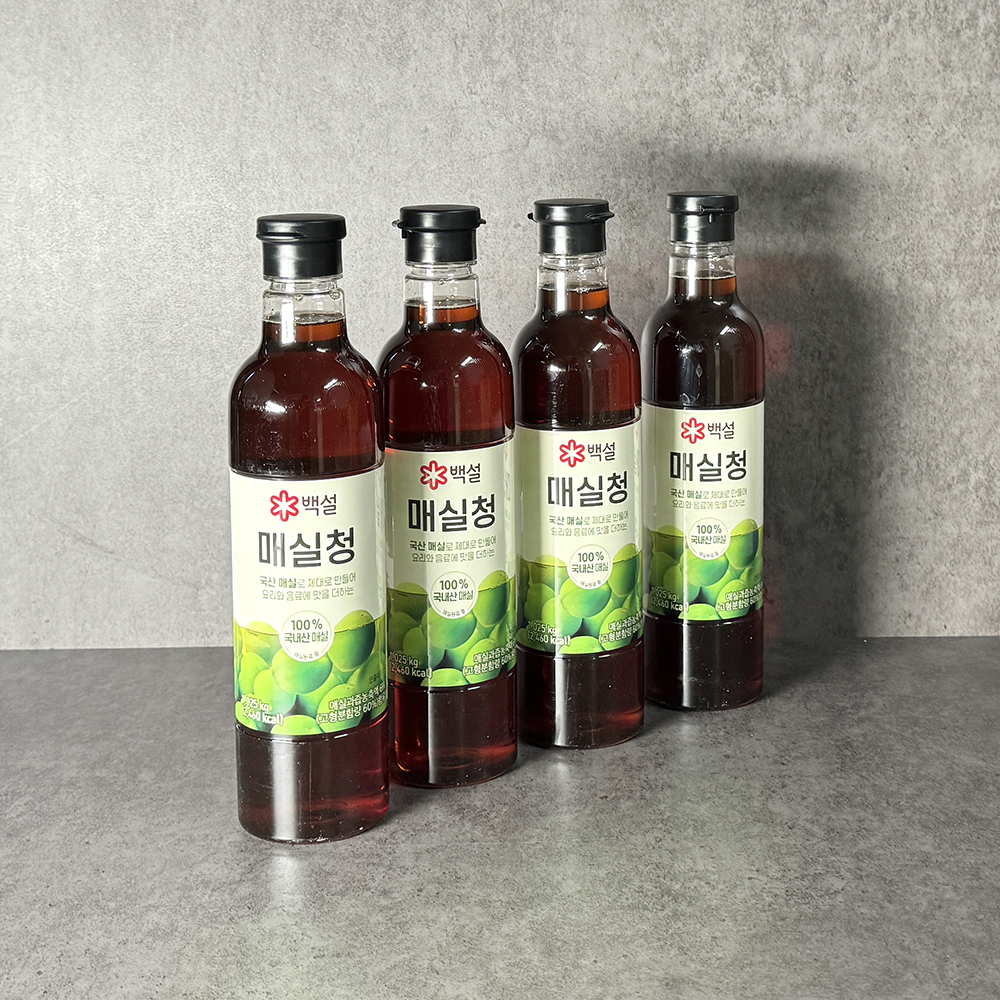 백설 매실청 1.025kg 9개 매실 업소용