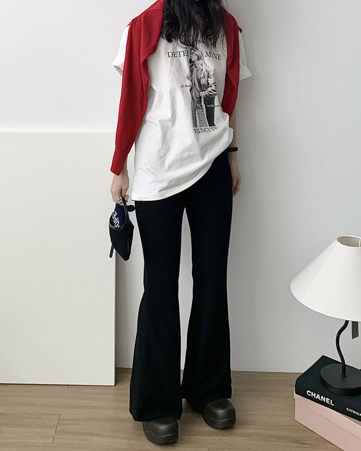 시그니처 스판 부츠컷 팬츠 기모 골지 밴딩 트레이닝 쫀쫀 레깅스 바지 웨어링무드 (2c) - 상세 이미지 2