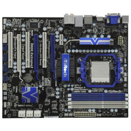 [해외]ASRock 소켓 AM3/AMD 880G/SATA3&USB 3.0/A&V&GbE/ATX 마더보드 880G EXTREME3