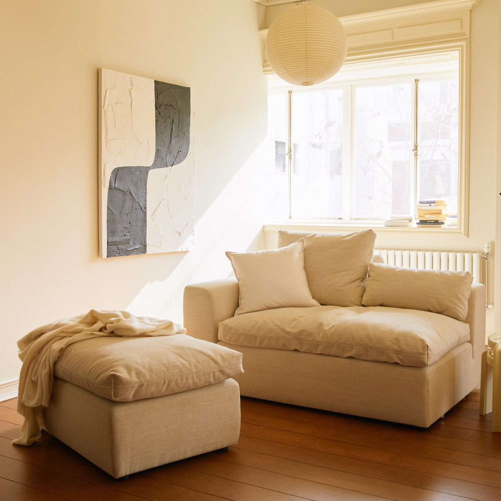 알로소 홀리데이미니 2인소파 패브릭소파 (싱글베드, 모듈소파, 솔라패브릭, 좌형)