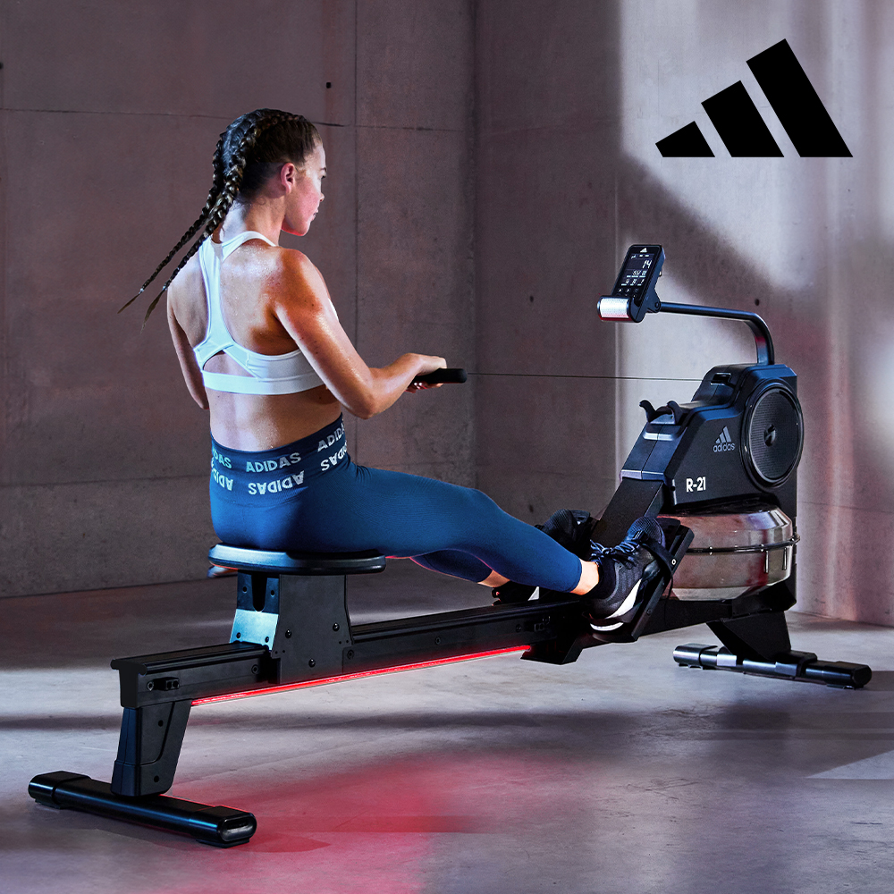 아디다스 가정용 워터 로잉머신 R-21 전신 운동 기구 키노맵 노젓기 실내 유산소 홈트