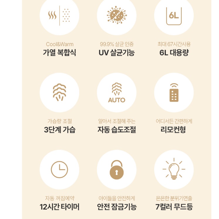 매장용 거실용 업소용 가습기 간편한 청소 쉬운 가습기 사무용 가습기 이미지 4