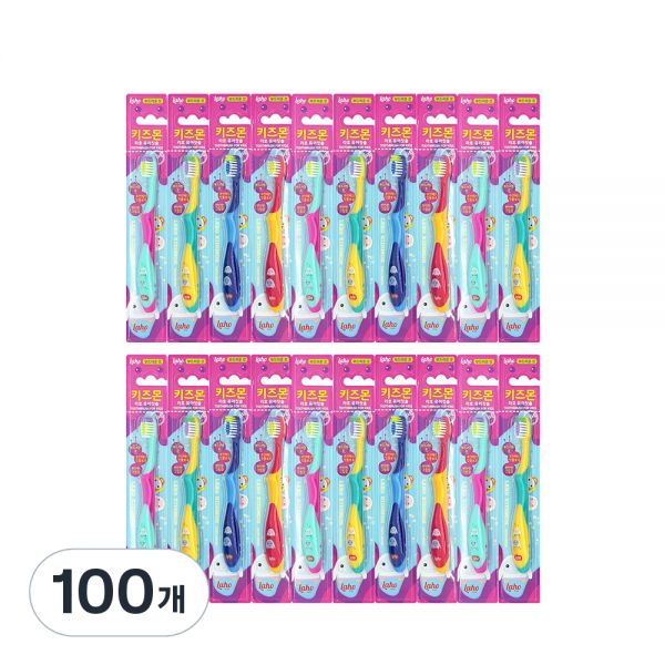 라호키즈 키즈몬 유아칫솔 랜덤 발송 100개 1개입 : 캡틴101