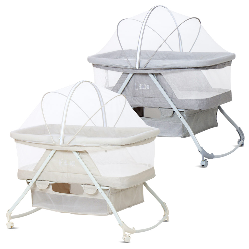 헬로디노 아기침대 기본 Ver 휴대용 이동식 접이식 신생아 침대