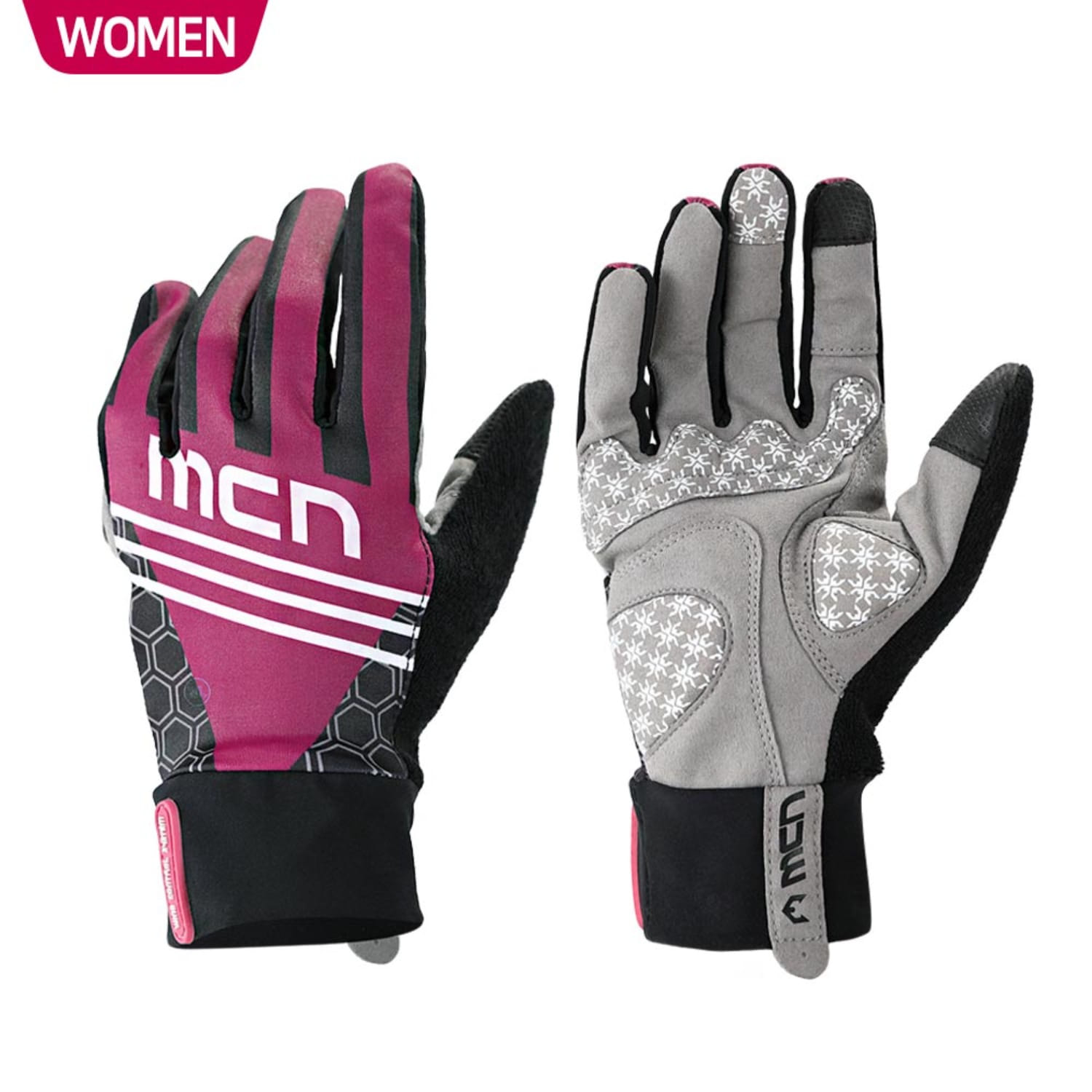 MCN 여성용 자전거 장갑 바이올렛