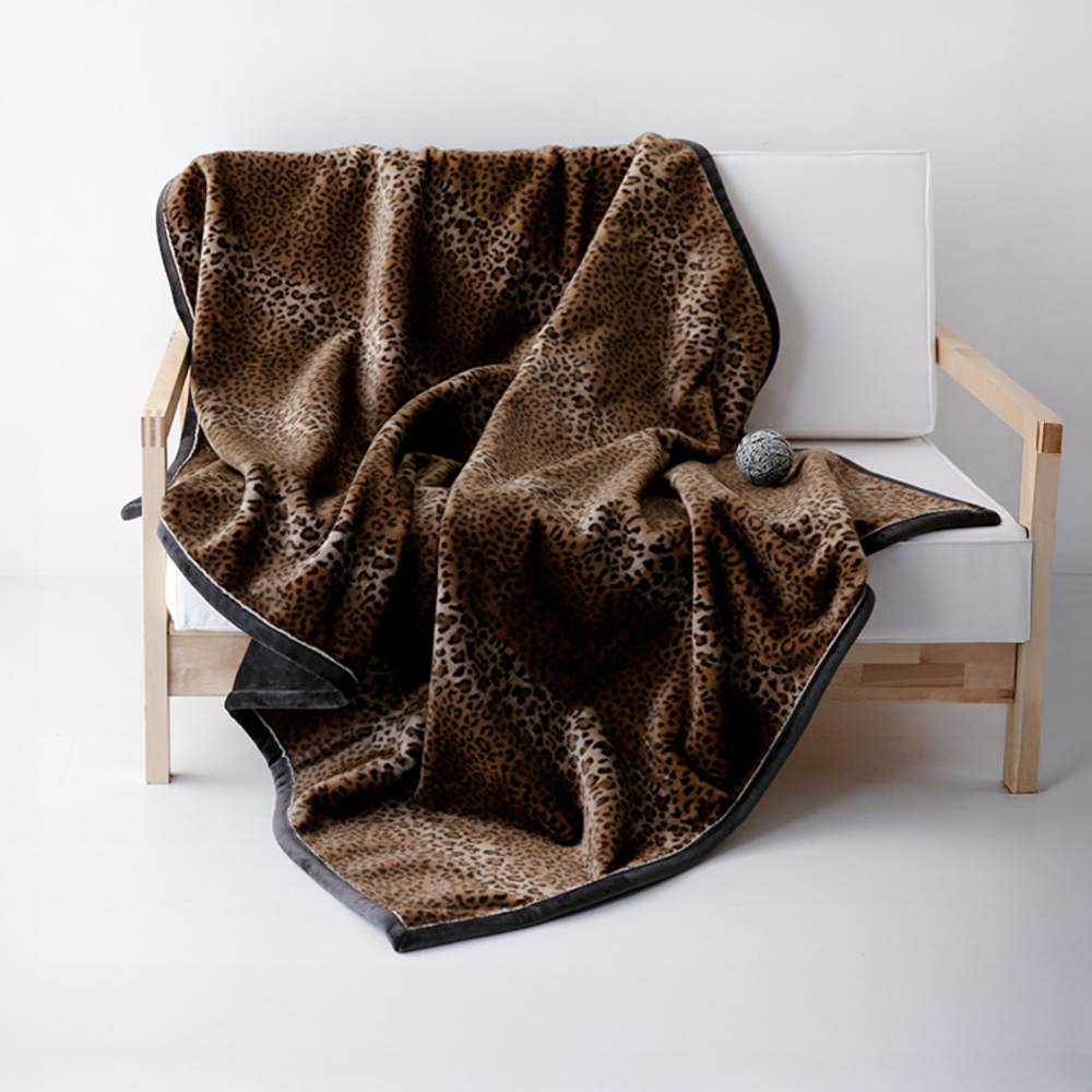 LEOPARD 털담요 150x200 레오파드 5544.7250, 200x150cm - 상세 이미지 2