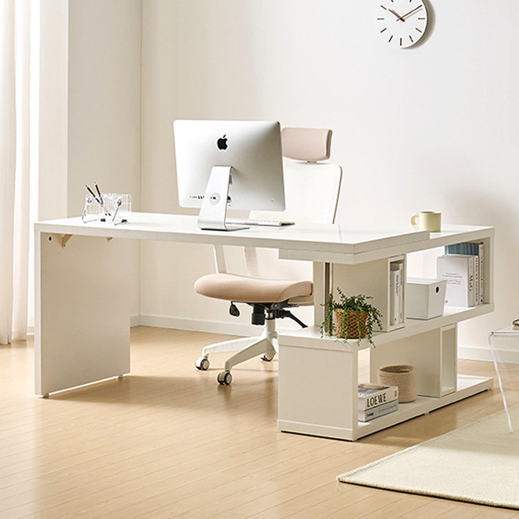 e스마트 와이즈 오픈장 ㄱ자 코너 학생 책상 1400