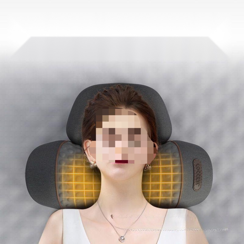 척추 보호 마사지 베개 수면 마사지 척추견인 가열 압축 수면 보조 목 베개 - 상세 이미지 3