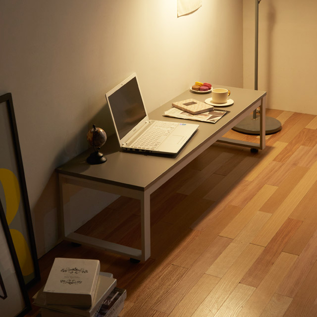 e스마트 스틸 좌식테이블 1200x400