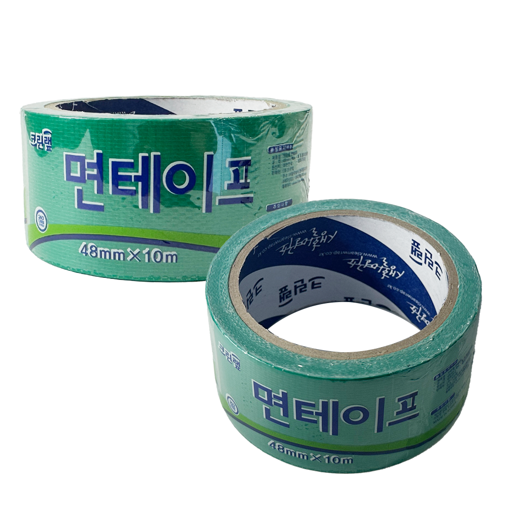 크린랲 청테이프 면테이프 청면 천테이프 녹색 박스테이프 테잎