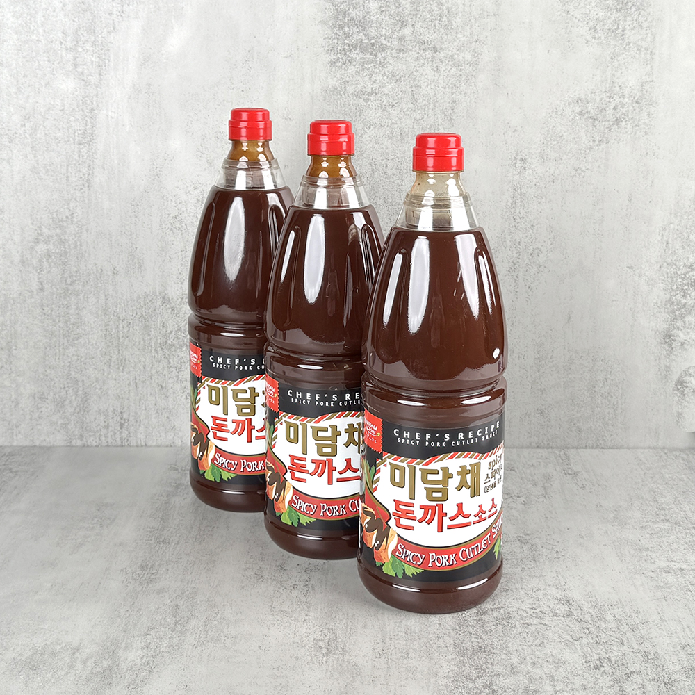미담채 스파이시 돈까스소스 2kg x 8개 매운 돈까스소스 업소용 - 상품 이미지
