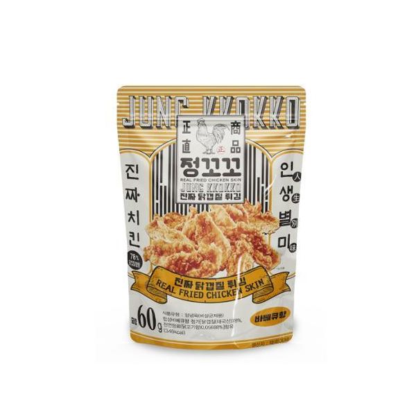 정꼬꼬 닭껍질튀김 바베큐 30g : 더 사이트