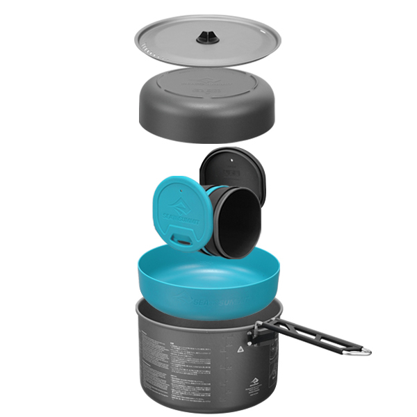 씨투써밋 알파 2.1 코펠 2인용 세트 캠핑 백패킹 식기 경량 냄비 그릇