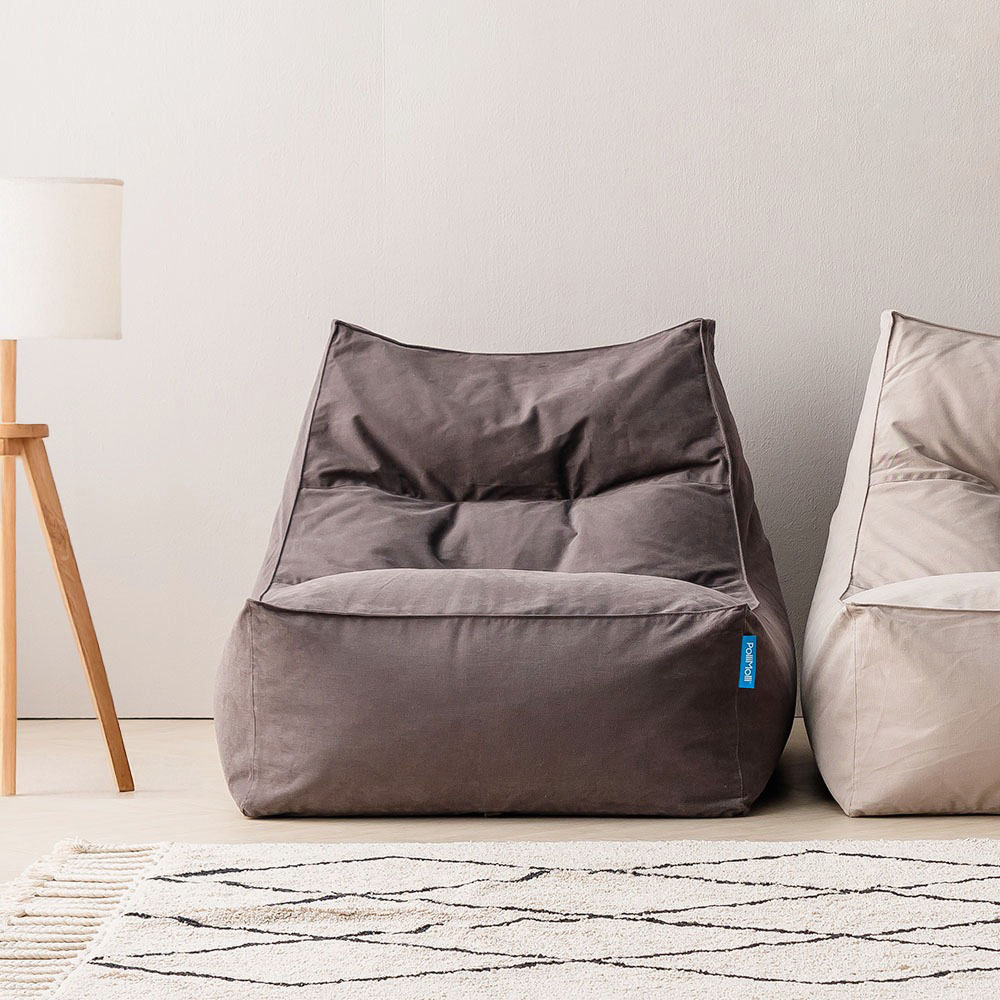 폴리몰리 빈백소파 1인용 대형 607C 코튼 좌식 쇼파, 토프 (메시속커버, 선택안함)