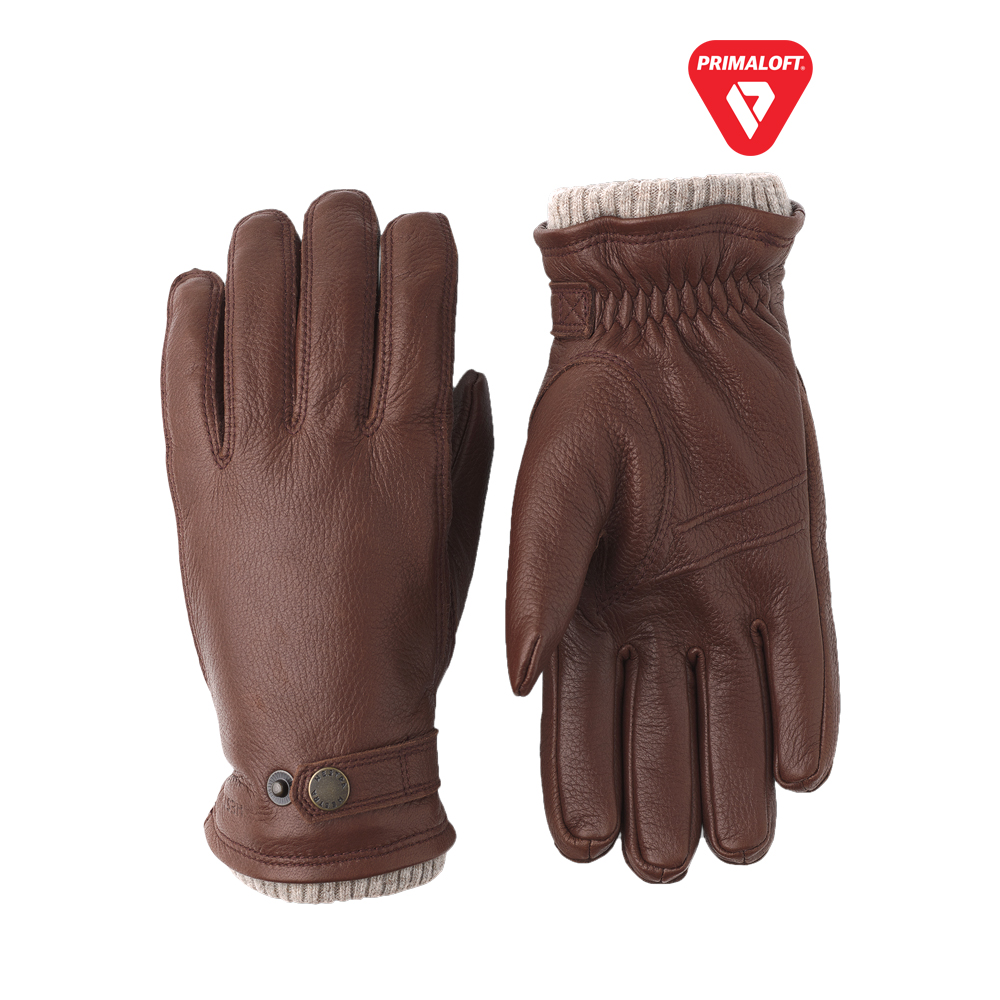 헤스트라 우쪼 체스트넛 20830 760- 남자 남성 방한 엘크 가죽 장갑