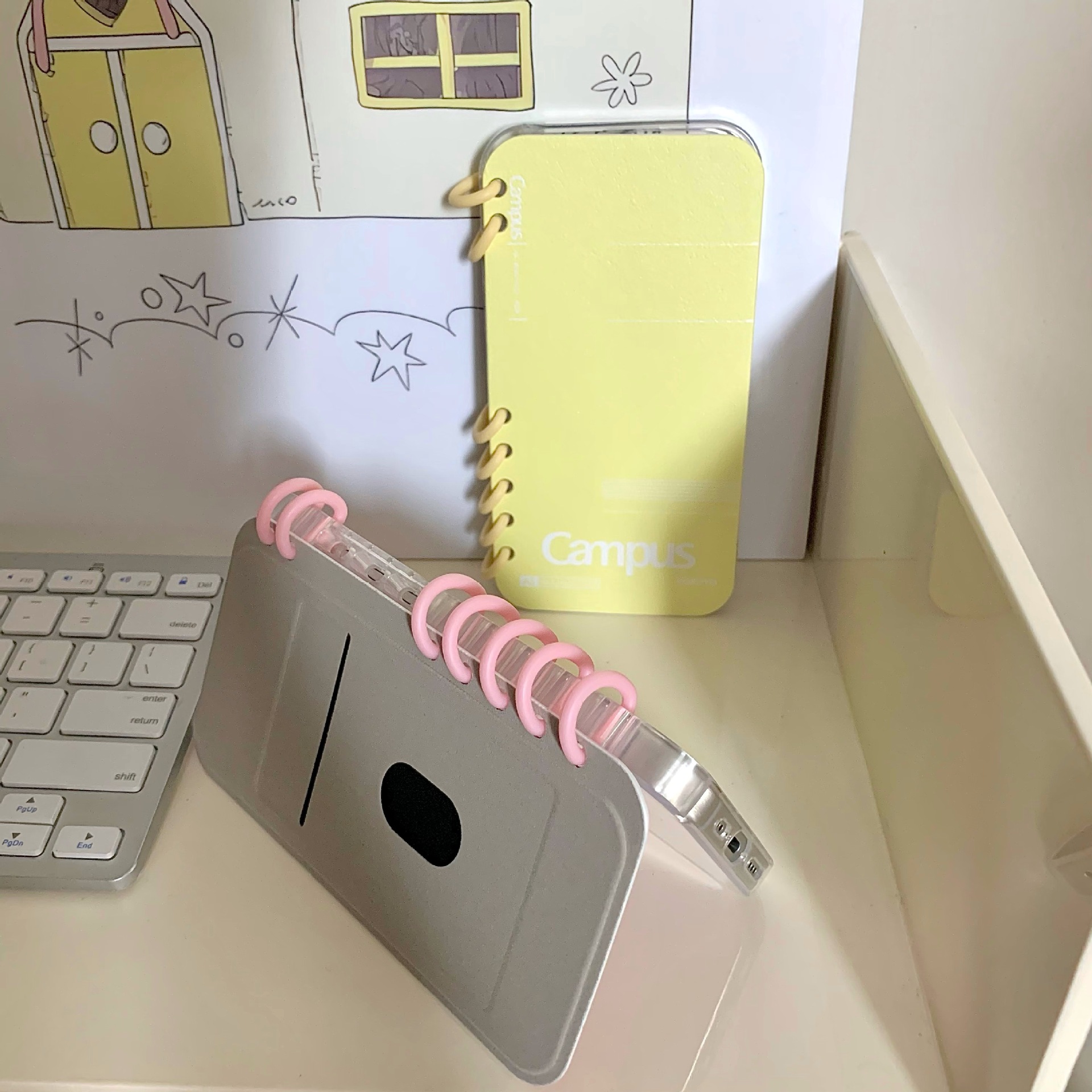 유니크 디자인 색감 다이어리 컨셉 아이폰케이스 아이폰17 iPhone16 아이폰15 13/14 Pro Max용 휴대폰케이스 - 상세 이미지 3