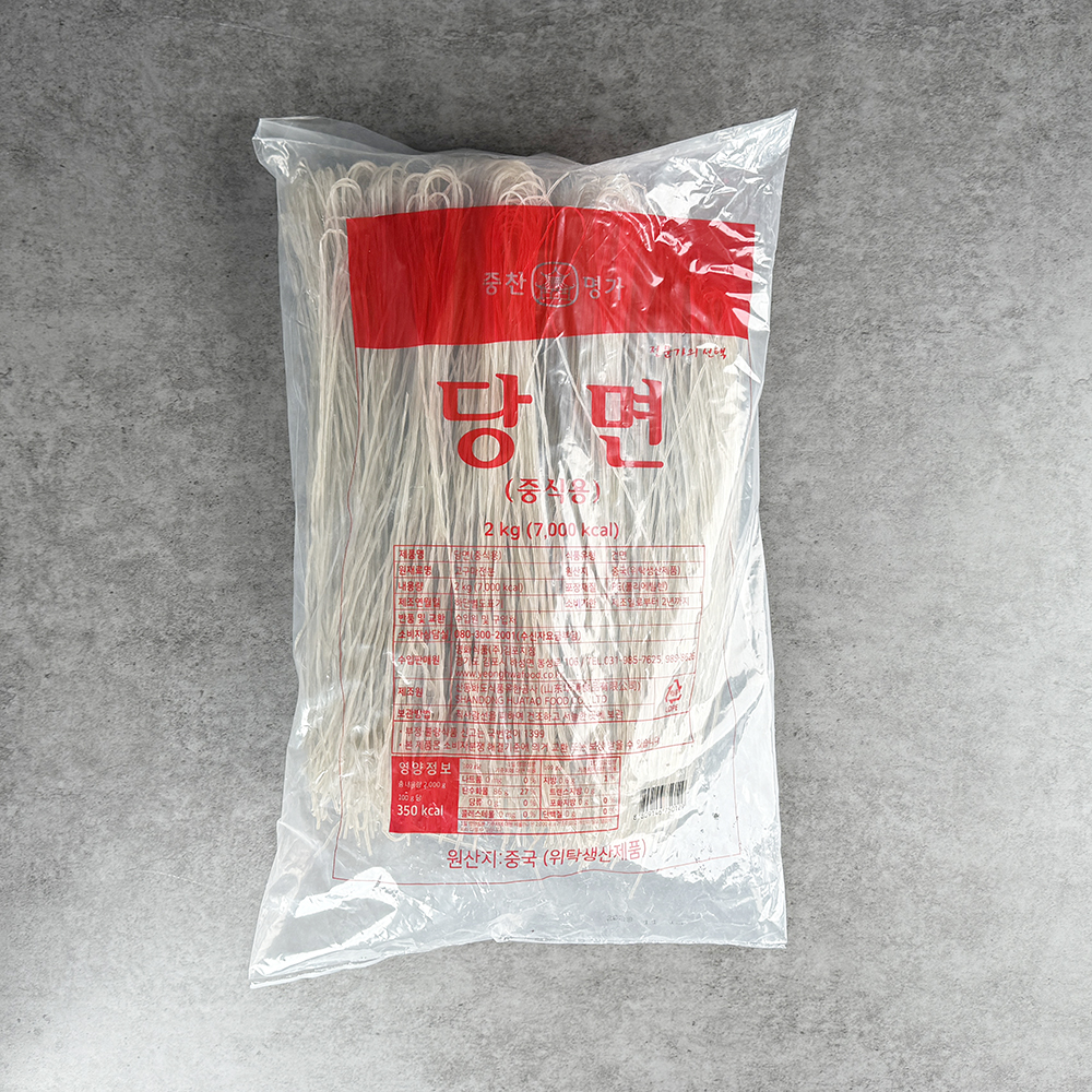 중찬명가 중화 중식 당면 2kg x 5개 업소용 당면 - 상품 이미지