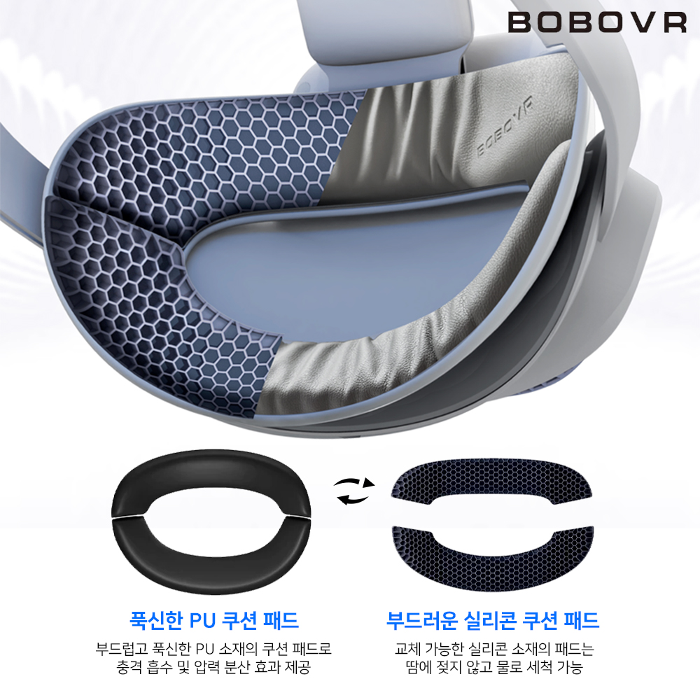 피코4 울트라 악세사리 배터리 헤드 스트랩 BOBOVR P4S - 상세 이미지 5