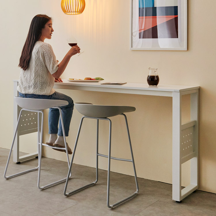 e스마트 스틸 철망 홈바테이블 1200