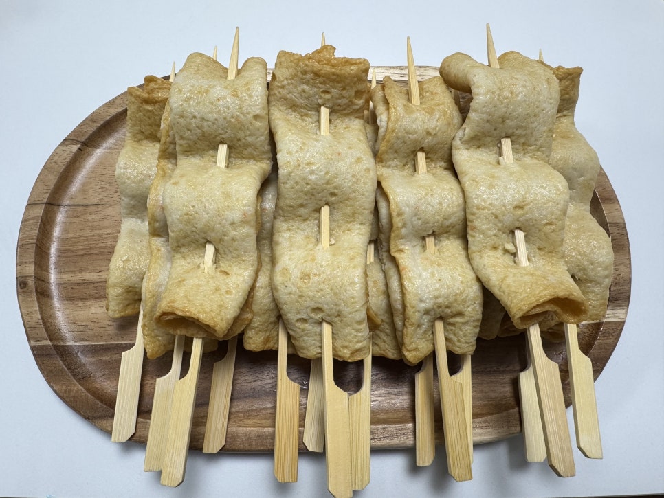대나무 손잡이꼬지 꼬치 10cm 100개 캠핑 소세지 햄버거 일회용 나무 꼬치 막대 꽂이 - 상세 이미지 2