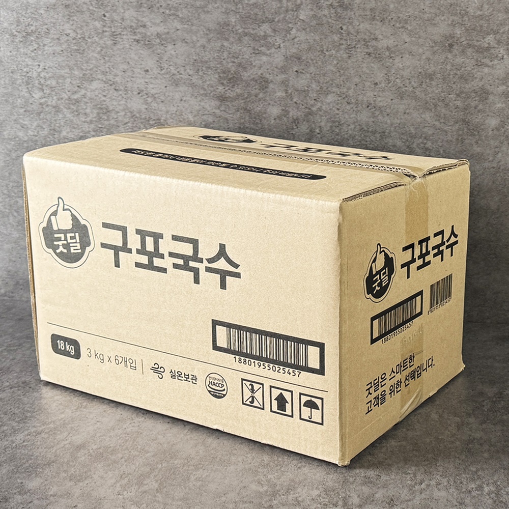 굿딜 쫄깃 국수면 구포국수 잔치국수 3kg, 1개 - 상세 이미지 5