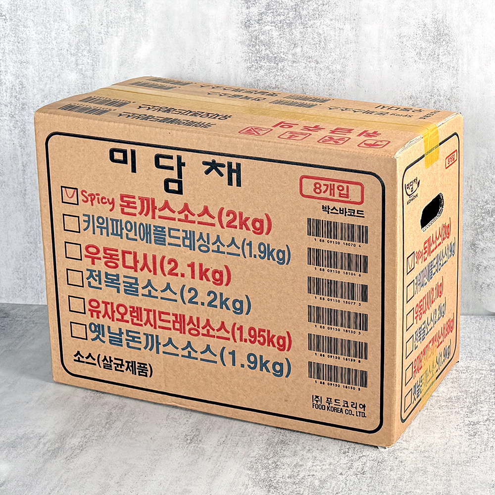 미담채 스파이시 돈까스소스 2kg 매운 돈까스소스 업소용 이미지 6