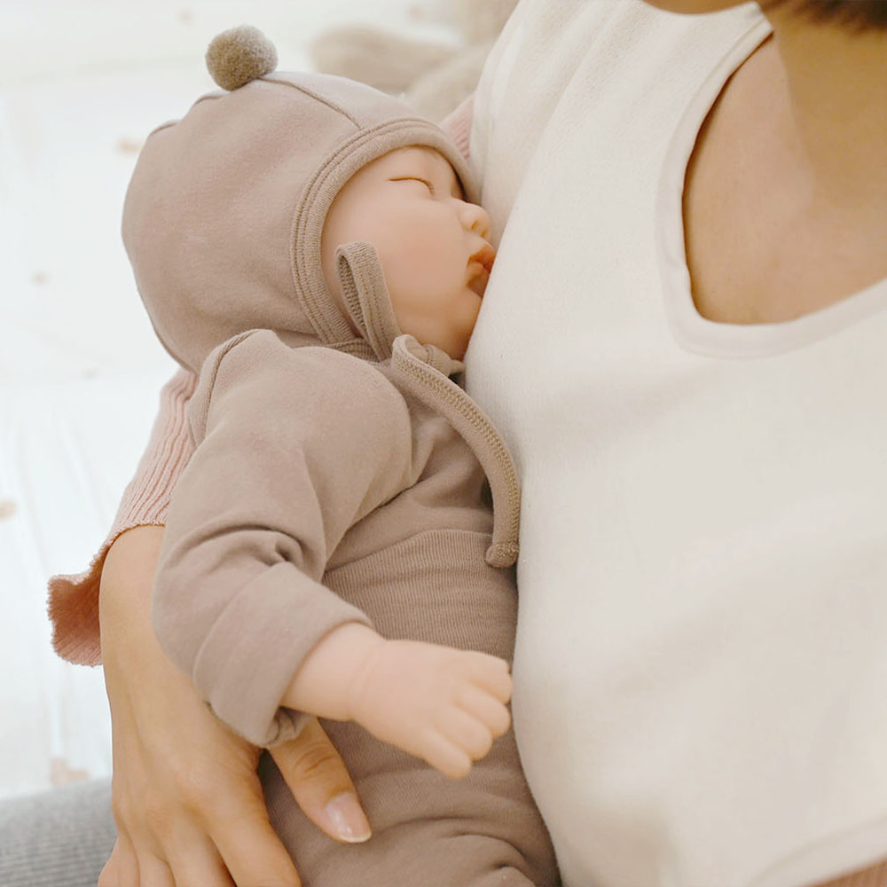 베이비소풍 엄마 턱받이 수유 가리개 / 오가닉 아기 침받이 앞치마 트림 패드