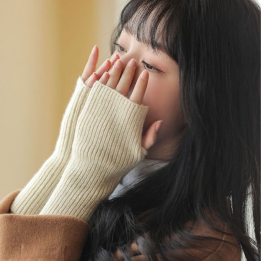 니트팔토시 핸드워머 겨울팔토시 - 상세 이미지 2