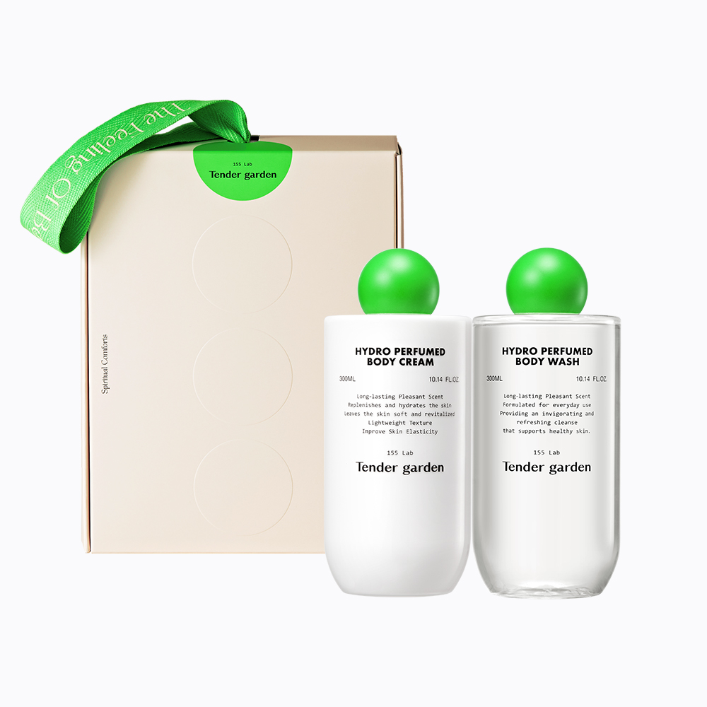 텐더가든 하이드로 퍼퓸드 바디케어 2종 선물세트(워시 300ml + 크림 300ml) - 상세 이미지 5