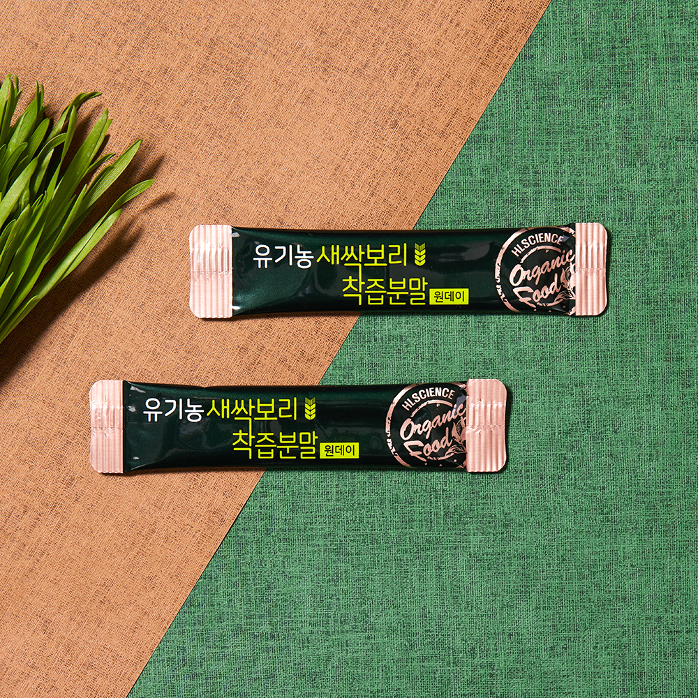 유기농 새싹보리 착즙분말 원데이 2100% 5박스 (5개월분) 현빈새싹보리 - 상세 이미지 2