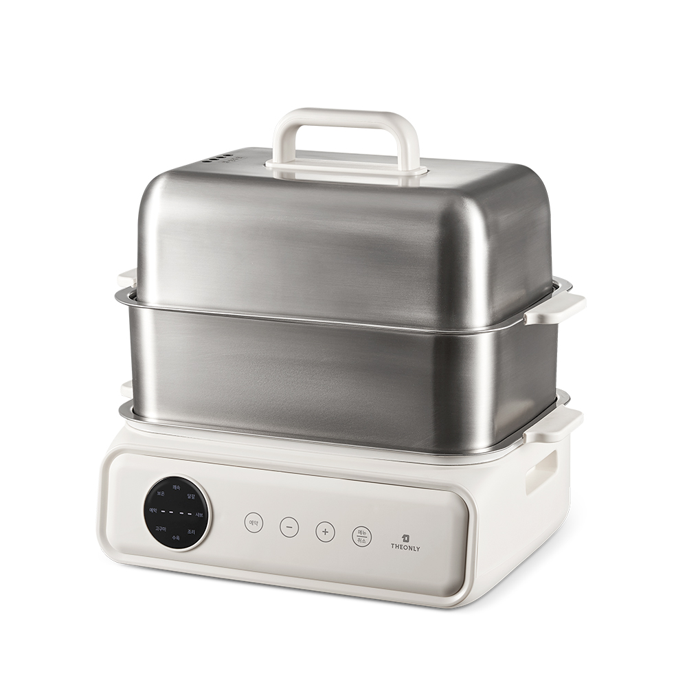 디온리 올스텐 터치 디지털 2단 고구마 계란찜기 세라믹 멀티쿠커 NAS421CW